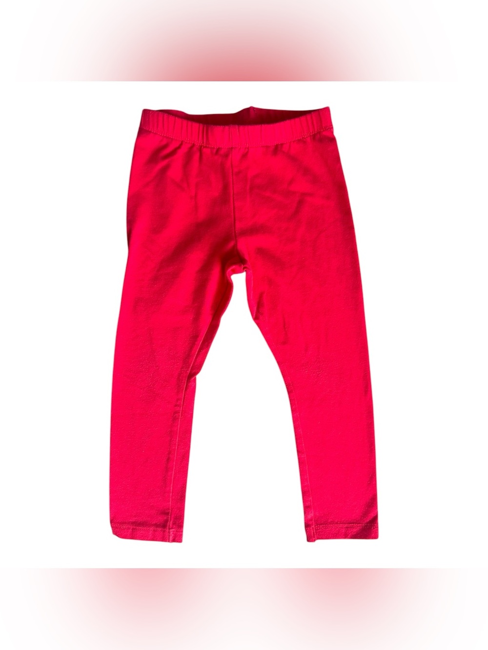 Jumping Beans 4T girls red cotton pull on leggings